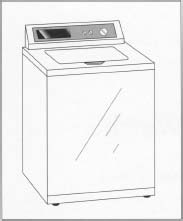 Mặc dù hiện tại hầu hết các máy giặt gia đình ở Hoa Kỳ đều có tải trọng hàng đầu, nhưng những máy này có thể sẽ dần bị thay thế bởi máy giặt cửa trước. Vì chúng cần ít nước hơn, máy giặt cửa trước đáp ứng các hạn chế của chính phủ đối với việc sử dụng nước. Ngoài ra, tại Nhật Bản, một máy giặt đang được thử nghiệm làm sạch bằng bong bóng thay vì bằng máy khuấy. Sử dụng máy tính, cỗ máy này "cảm nhận" mức độ bẩn của từng tải quần áo và sau đó tạo ra hiệu suất bong bóng cần thiết để loại bỏ lượng bụi bẩn đó.