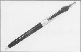 A 1963 plastic and metal ballpoint pen commemorating the assassination of President John F. Kennedy, Jr. (From the collections of Henry Ford Museum & Greenfield Village.)