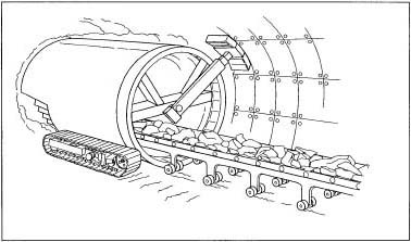 Shield tunneling.