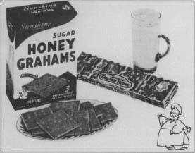 A 1959 graham cracker magazine advertisement. (From the collections of Henry Ford Museum & Greenfield Village.)