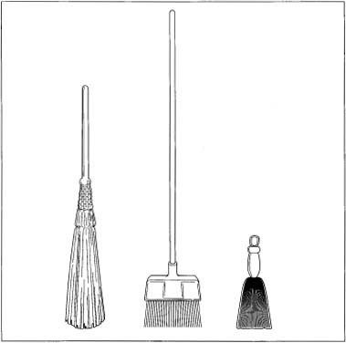 Examples of brooms.