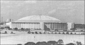 The Houston Astrodome.