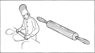Rolling pins are typically used to smooth out dough.