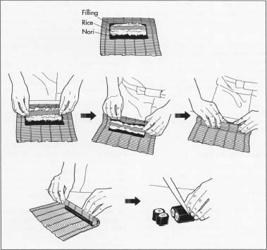 Sushi filing and preparation techniques vary depending on the shokunin.